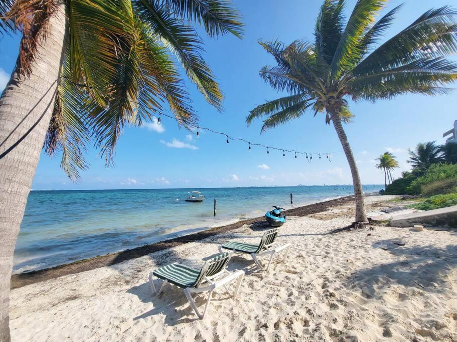 2 Rooms Apartment With Private Beach In Puerto Juarez Cancun Exterior photo